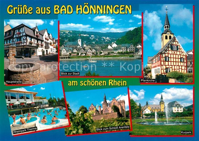 Bad Hoenningen Pfarrkirche Hauptstrasse Schloss Arenfels
