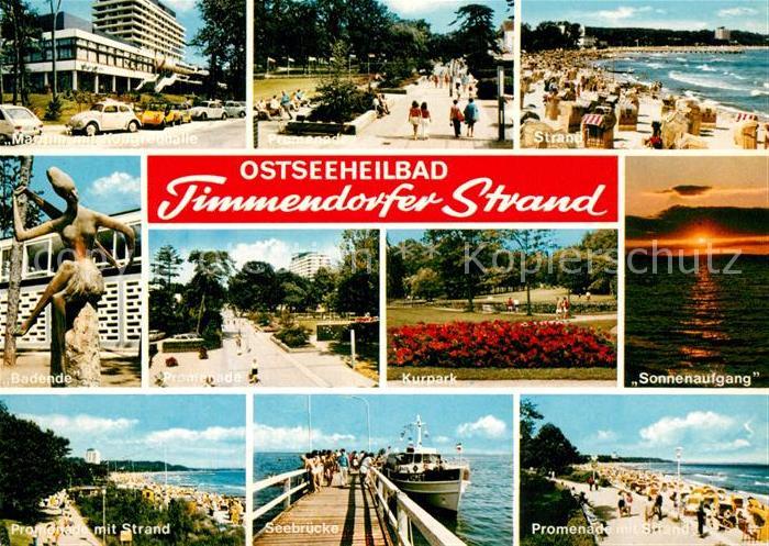 Timmendorfer Strand Maritim Kongresshalle Promenade Seebruecke