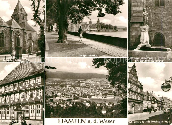 Hameln Weser Muensterkirche Osterstrasse Hochzeitshaus