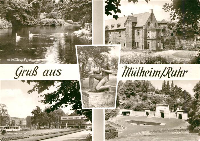 Muelheim Ruhr Schloss Broich Freilichtbuehe Wasserbahnhof