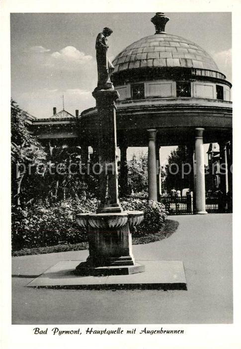 Bad Pyrmont Hauptquelle Augenbrunnen