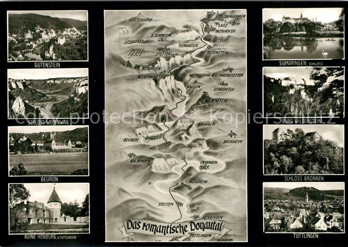 Beuron Donautal Gutenstein Ruine Honburg Schloss Werenwag