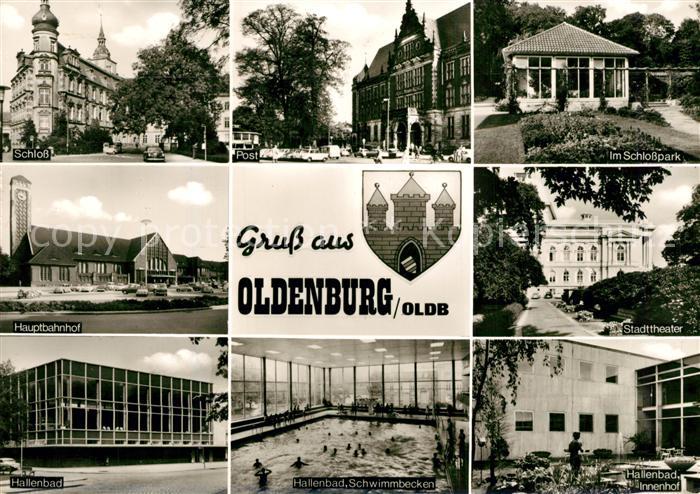 Oldenburg Niedersachsen Post Schloss Hauptbahnhof