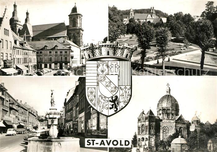 Saint-Avold Place de la Victoire Parc Rue Hirscchau