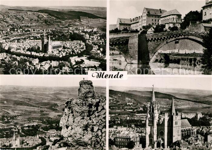 Mende Pont Notre-Dame Cathedrale