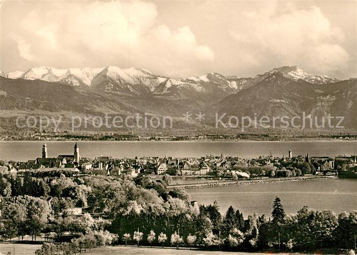 Lindau Bodensee Blick vom Hoyerberg