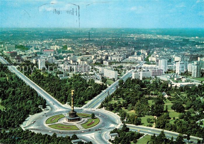 Tiergarten Berlin Siegessaeule Hansaviertel