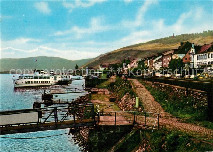 Ruedesheim Rhein Anlegestelle Damper