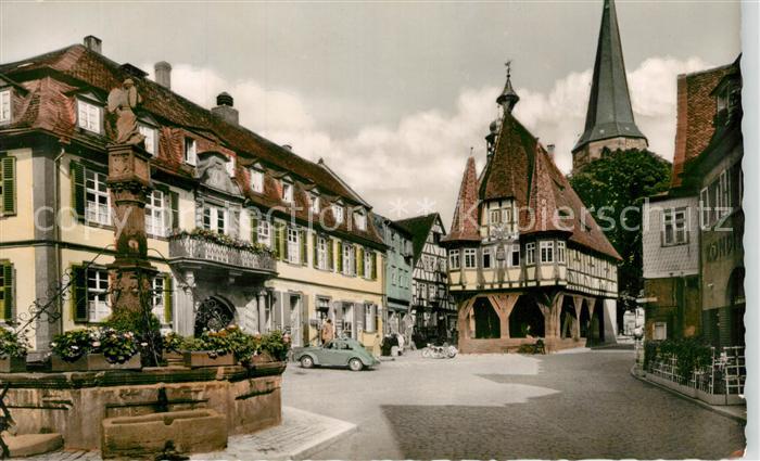 Michelstadt Marktplatz Rathaus