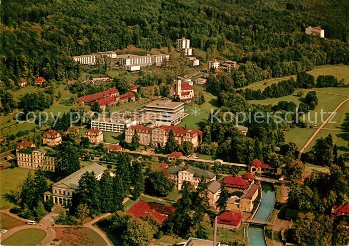 Bad Brueckenau Fliegeraufnahme Kurpark Hartwald Kurklinik Regena Sanatorium