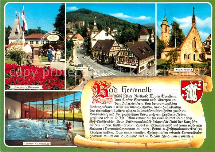 Bad Herrenalb Kurhaus Kurpark Klosterruine