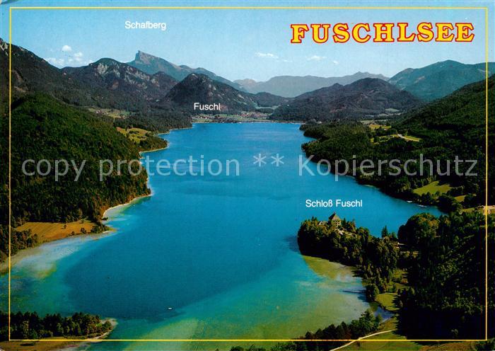 Fuschlsee Fliegeraufnahme Schloss Fuschl