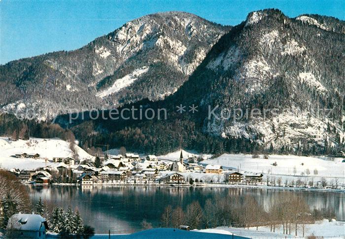 Fuschl See Salzkammergut Winterlandschaft