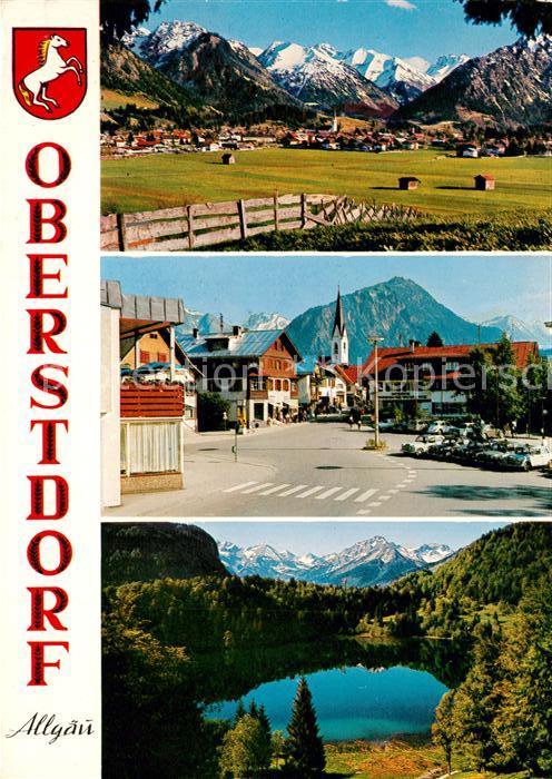 Oberstdorf Stadtansicht See Panorama