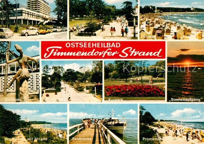 Timmendorfer Strand Strand Promenade Seebruecke Maritim Kongresshalle