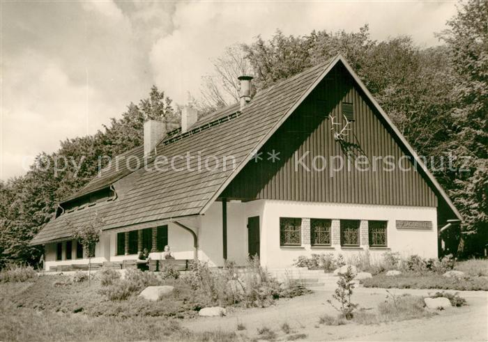 Putbus Ruegen HO Gaststaette Jaegerhuette