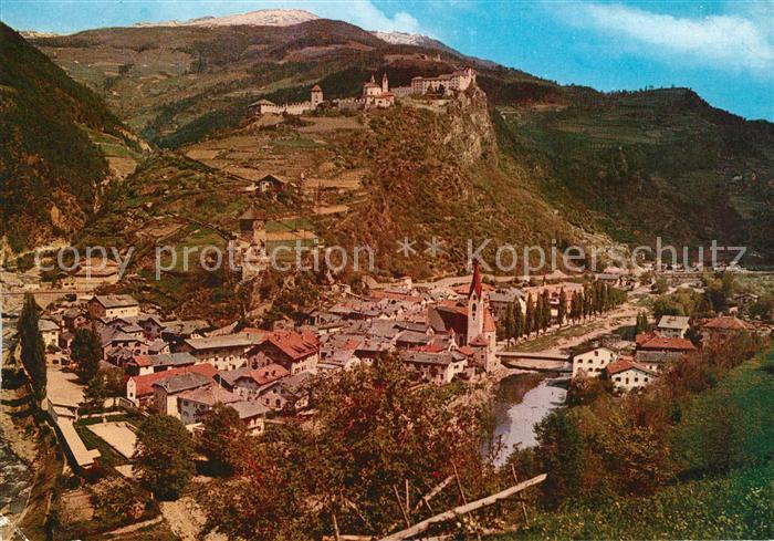Klausen Eisacktal Suedtirol Fliegeraufnahme Hotel-Post