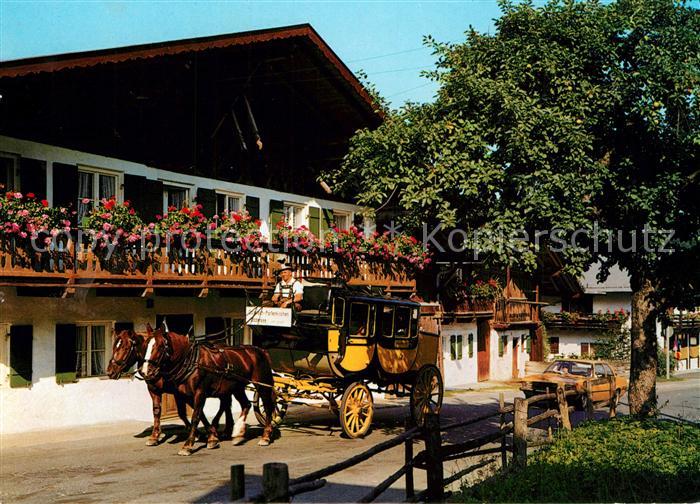 Grainau Zugspitzdorf Postkutsche