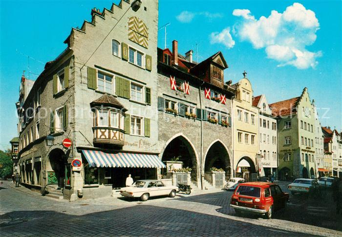 Lindau Bodensee Hauptstrasse mit Brodlaube