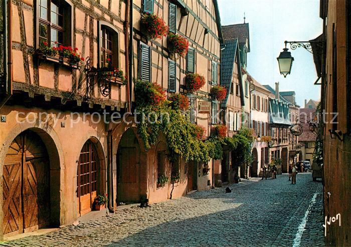 Riquewihr Haut Rhin La Rue Principale