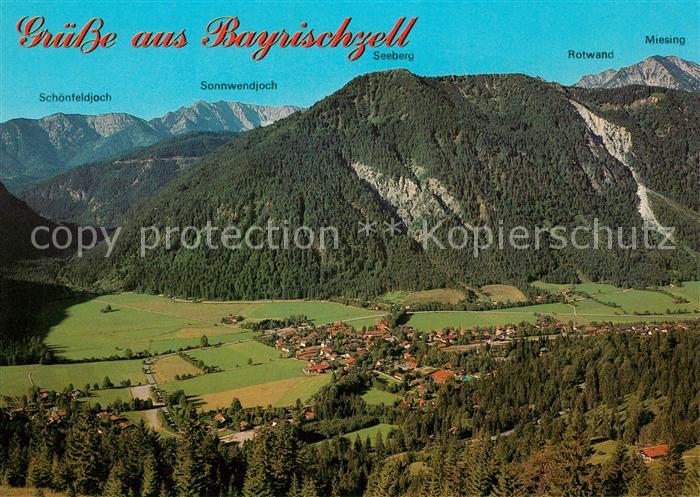 Bayrischzell Fliegeraufnahme mit Seeberg Rotwand