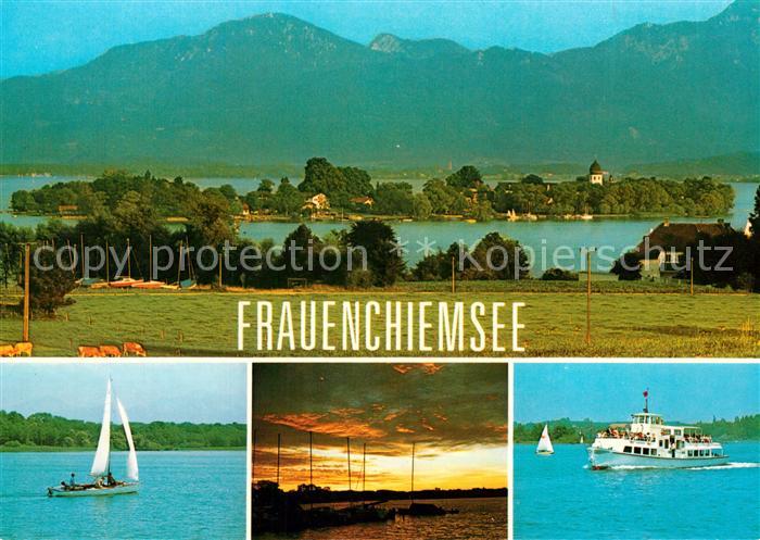 Frauenchiemsee Kloster Fischerdorf Strandbad