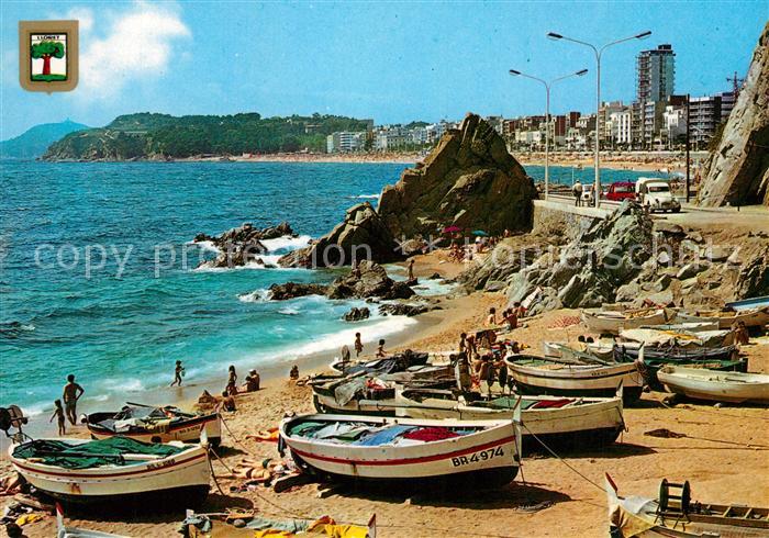 Lloret de Mar La Caleta Boote Strand