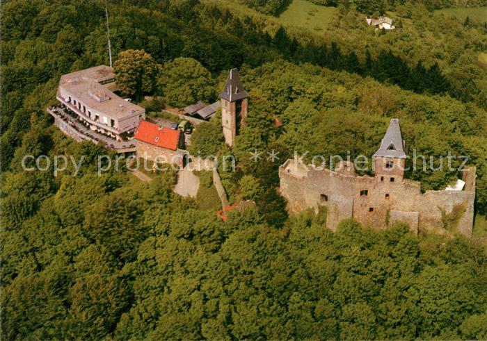 Burg Frankenstein Bergstrasse Fliegeraufnahme