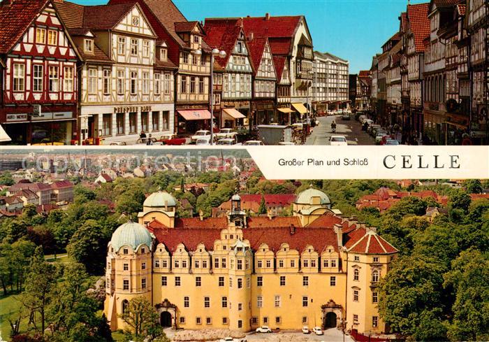 Celle Niedersachsen Grosser Plan und Schloss Fachwerk