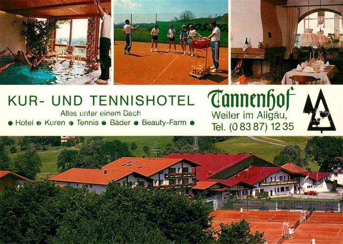 Weiler Allgaeu Tennishotel Tannenhof Schwimmbad