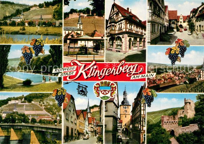 Klingenberg Main Fachwerk Wein Burg Freibad