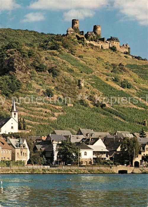 Alken Koblenz mit Burg Thurant an der Mosel
