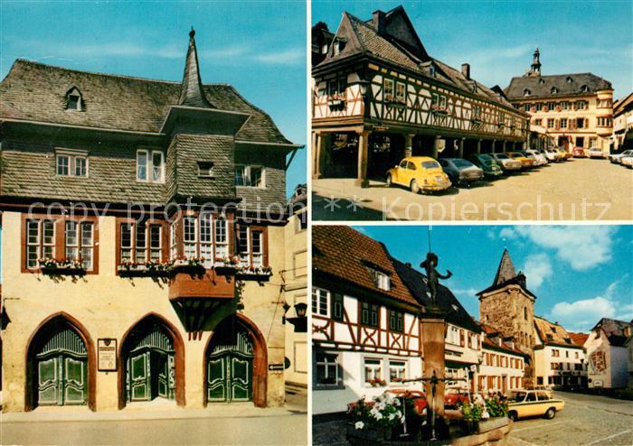 Meisenheim Glan Fachwerk Rathaus Marktplatz Untertor