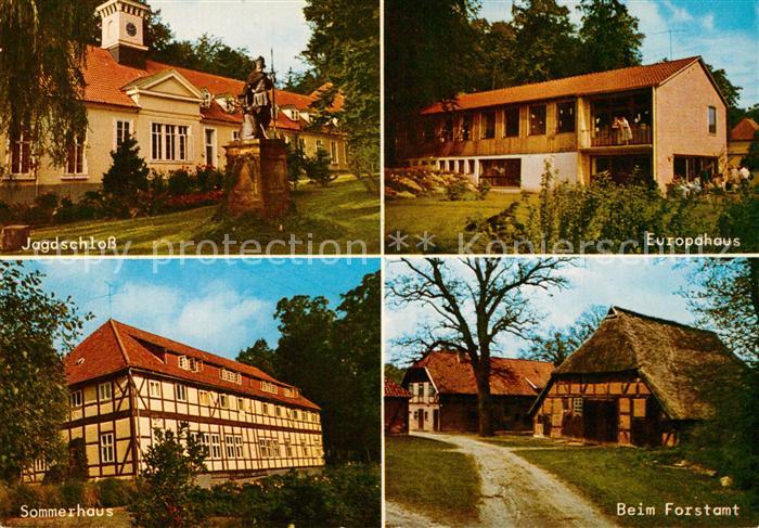Goehrde ueber Lueneburg Jagdschloss Sommerhaus Forstamt Europahaus