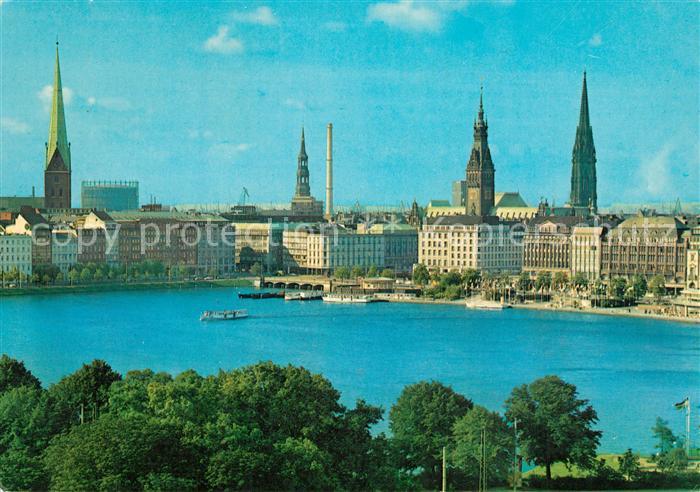 Hamburg Binnenalster und City