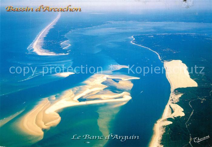 Arcachon Gironde Fliegeraufnahme Bassin Le Banc d`Arguin
