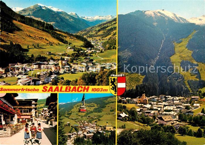 Saalbach-Hinterglemm Fliegeraufnahme Dorfstrasse Schattbergseilbahn Schattberg
