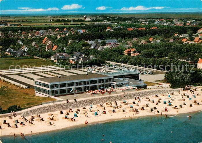 Wyk Foehr Strand Fliegeraufnahme