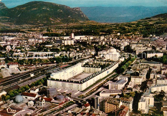 Chambery Savoie Fliegeraufnahme Chaine de Belledonne