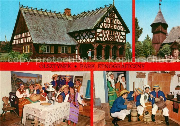 Olsztynek Hohenstein Park Einograficzny Trachtengruppe