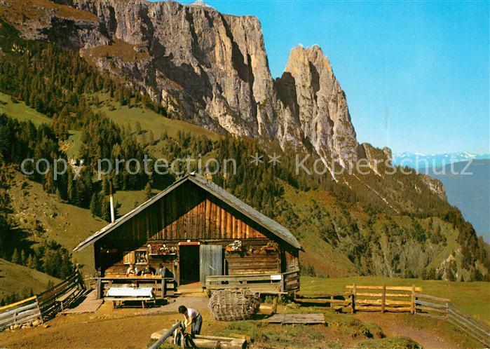 Seiser Alm Dolomiten Saltnerhuette Tschabiet