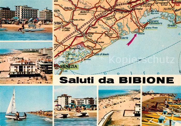 Bibione Strand Hotelanlagen Bootsanlegestelle