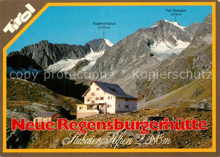 Neustift Stubaital Tirol Neue Regensburger Huette