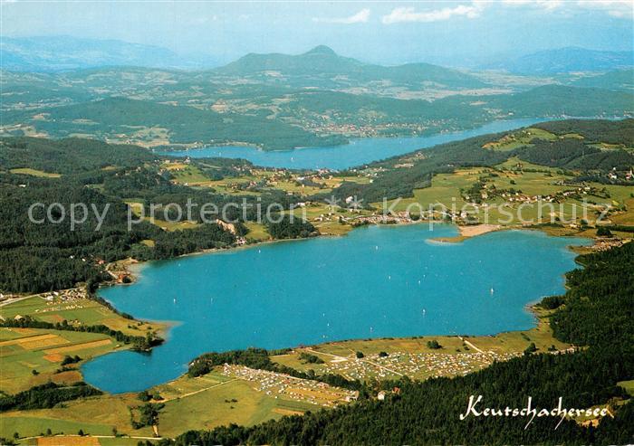 Keutschach See Fliegeraufnahme