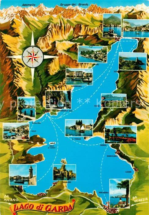 Lago di Garda Panoramakarte