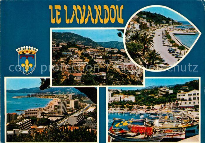 La Crau Lavandou Hafen Promenade Strand Hotelan