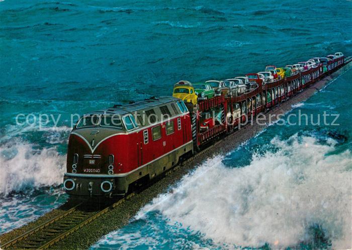 Insel Sylt Autozug Hindenburgdamm