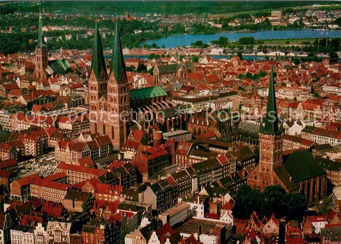 Luebeck Fliegeraufnahme