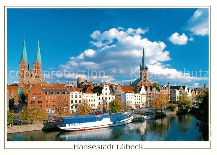 Luebeck Untertrave Sankt Marien Sankt Petri MS Mississippi