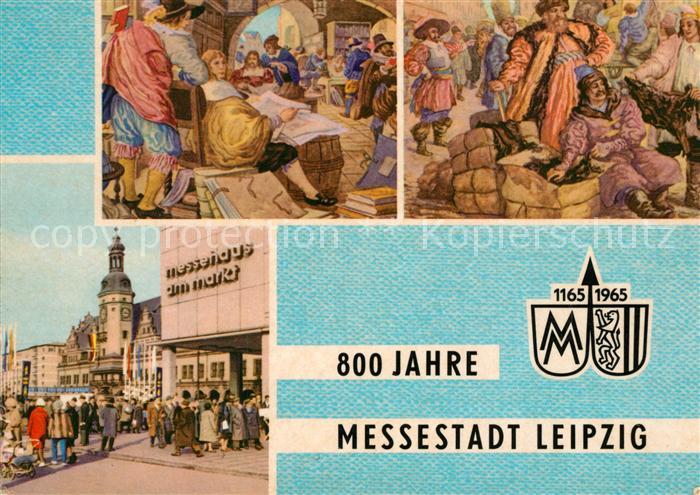 LEIPZIG Sachsen 800 Jahre Messestadt Messehaus am Markt Buchmesse Katalog